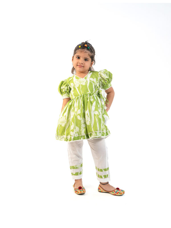 Lush Leafy Kurta Set Lilglam-1